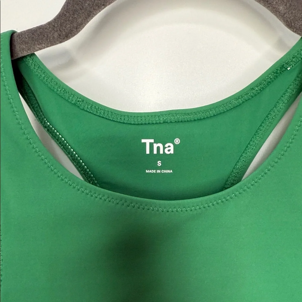 Tna Venice High Neck Bikini Top in Green Size Small - Picture 5 of 8